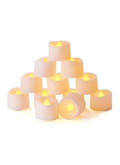 Buy Homemory Timer Tea Lights Candles Battery Operated Candles With 6H Timer, Auto On Daily, Flameless Led Tealight Votive Candles For Table Centerpieces, Lantern, Holiday Decor, Built-In Timer, 24-Pack in Egypt