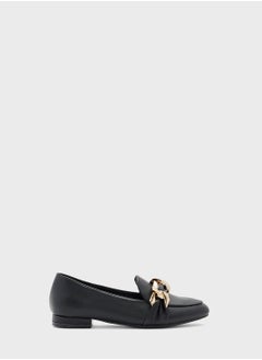 Buy Oversized Chain Detail Loafer in Saudi Arabia