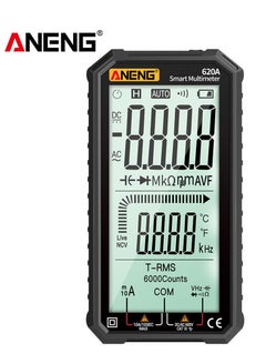 Buy ANENG 4.7-Inch LCD Display AC/DC Digital Multimeter Ultraportable True-RMS Multimeter Auto-Ranging Multi Tester with Amp Volt Ohm Capacitance Continuity Temperature Frequency Diode Tests NCV Tester in Saudi Arabia