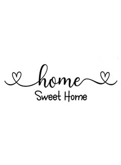 Buy Home, Sweet Home wall vinyl sticker in UAE