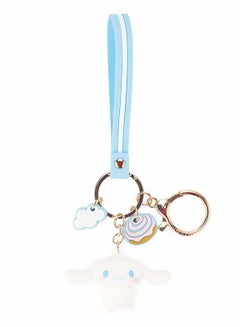 اشتري Cartoon Keychain Premium Cute Kawaii Accessories Anime Keyring, Key Purse Handbag Charms Pendant Car Chain Creative Gift for Women, Blue في الامارات