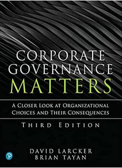 اشتري Corporate Governance Matters في الامارات