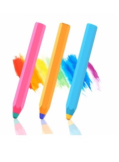 Buy Stylus Pens for Touch Screens, Crayon Stylus for Kids Pencil Shape, Crayon Stylus Pen, Universal Capacitive Stylus Compatible with Apple/Android/Kindle/Samsung/Microsoft (3 Pcs of Pink Blue Yellow) in UAE