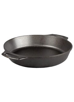 اشتري Lodge BW10BSK 10.25 Inch Seasoned Cast Iron Baker's Skillet Black في الامارات