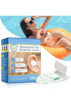 Buy 60 Pieces Baby Ear Stickers Covers for Shower Protectors with Cotton Plugs Newborn Protection for Swimming Surfing Snorkeling and Other Water Sports in UAE