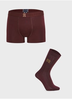 Buy Logo Band Trunk And Sock Set in UAE