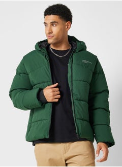 Buy Zip Through Puffer Jacket in UAE