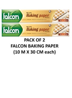 Buy FALCON BAKING PAPER 10 M X 30 CM Pack of 2 in UAE