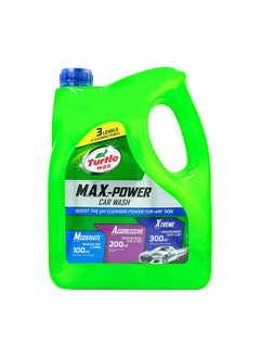 Buy Max Power 3 Level Cleaning Power Car Wash Shampoo 4 Litter in Saudi Arabia