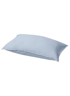 Buy Pillowcase Blue And Striped 50X80 Cm in Saudi Arabia