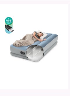 اشتري Twin Dura-Beam Comfort Airbed with FastFill USB Pump في الامارات