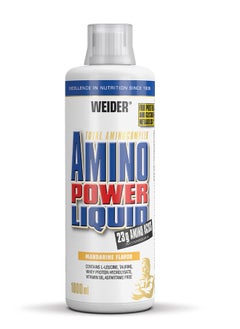 Buy Amino Power Liquid - 1000ml, Mandarine Flavor, High-Dosage Amino Acid Supplement in UAE