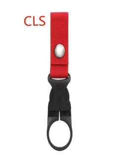 اشتري Outdoor Nylon Bottle Strap with Carabiner - Multi-Functional Water Bottle Holder Clip for Hiking, Camping, and Travel في الامارات