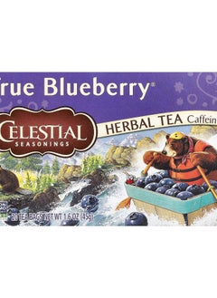 Buy Herbal Tea True Blueberry® Caffeine Free 20 Tea Bags 1.6 oz (45 g) in UAE