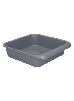 اشتري MasterClass Smart Ceramic Square Baking Tin with Robust Non Stick Coating, Carbon Steel, 23 cm (9 Inch) Stackable Cake Pan/Roasting Tray في الامارات