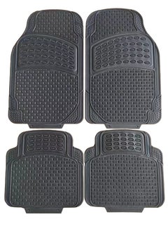 Buy 4-Piece Washable Universal Car Mats Set in UAE