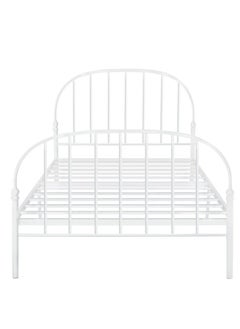 Buy White metal bed 180*200 cm in Saudi Arabia