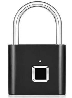 اشتري Fingerprint Smart USB Rechargeable Keyless Lock Black في مصر