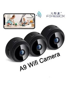 اشتري A9 Wi-Fi Smart Mini HD Hide IP Camera 3Pcs Combo في الامارات