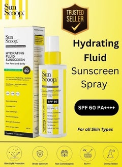 Buy Hydrating Face & Body Fluid Sunscreen Spray SPF 60 PA++++ in UAE
