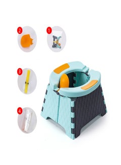 Buy Foldable Toilet Indoor Outdoor Potty Training Seat for Toddlers Baby in UAE