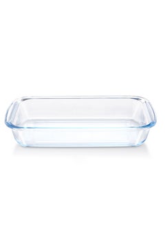 Buy 2.2L Rectangle Shape Glass Oven Dish - Premium Borosilicate Bakeware, Oven, Microwave & Dishwasher Safe, Perfect for Baking, Roasting, and Serving in UAE