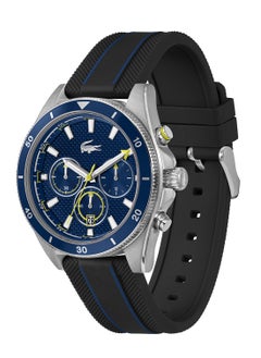 Buy LACOSTE ROUND CHRONOGRAPH MEN'S NAVY CASE WATCH - 2011361 in UAE