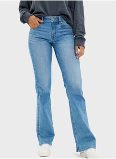 Buy High Waist Straight Jeans in Saudi Arabia