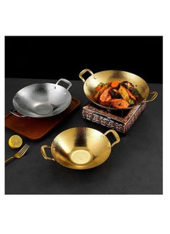 Buy 3-piece set of gold wok frying pans in Egypt