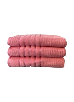 Buy 3 Piece Bathroom Towel Set 525 GSM 100 Cotton Towel Quick Dry Super Absorbent Bath Towel in Saudi Arabia