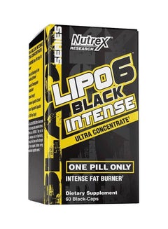 Buy NUTREX LIPO 6 BLACK INTENSE UC 60CAPS in UAE