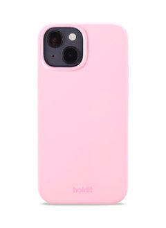 Buy iPhone 15 Silicone Case Pink in Saudi Arabia