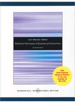 Buy Statistical Techniques in Business and Economics: International Edition in Egypt