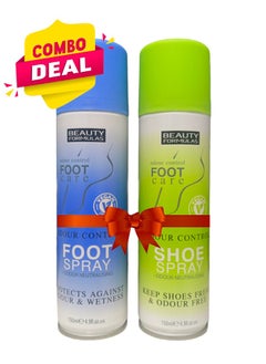 Buy Odour Control Foot & Shoe Spray Combo Pack - Foot Spray 150ml & Shoe Spray 150ml in UAE