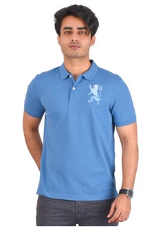 اشتري Men's Lion Polo Blue في السعودية