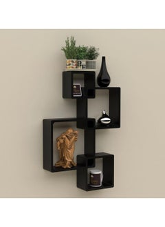 Buy Rafuf Intersecting Floating Wall Shelves with 4 Shelves in UAE