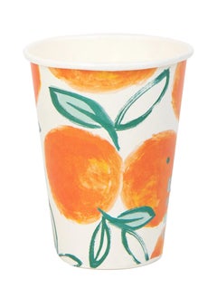 اشتري 8 Pieces Citrus Fruit Recyclable Paper Cups في الامارات