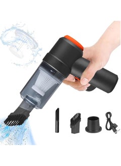 Buy Home Essential Handheld Vacuum Cleaner Mini Hand Vac Car Vacuum Cordless, Dust Buster, Air Blower and Vacuum Pump 3 in 1, Wet Dry Small Vacuum Cleaner for Car, Home, Office, Pet Hair Cleaning. in UAE