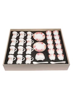 اشتري Porcelain 51 Pieces Tea & Coffee Serving Set في الامارات