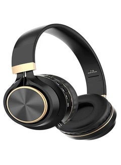 Buy Stereo Wireless Over-Ear T10 Headphones With Mic Support Tf Card -Black in Egypt