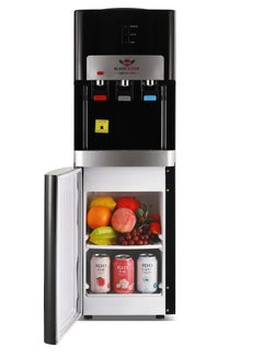 Buy Black Stone Cold And Hot Water Dispenser With Refrigerator Black in Egypt