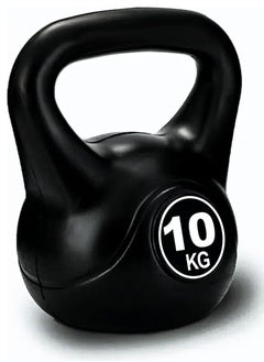 Buy Black Kettlebell Weights, Strength Training Kettlebell Dumbbell For Weightlifting- 10kg in UAE