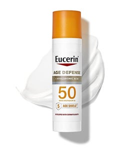 Buy Eucerin Fragrance-Free Age Defense Lightweight Sunscreen Lotion with SPF 50 For Face (75ml/2.5fl. oz) in Saudi Arabia