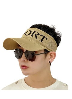 Buy Sports Sun Baseball Cap Hiking Tennis Golf Hat Beige in Egypt