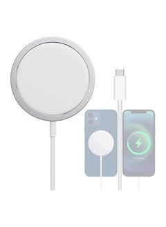 اشتري MagSafe Charger【MFI/UACK Certified】 USB C Fast Charging,Wireless Magnetic Fast PD Charging up to 15W Compatibility with iPhone 14,14 Plus,14 Pro,14 Pro Max , 13,12 series,AirPods Pro2 في السعودية