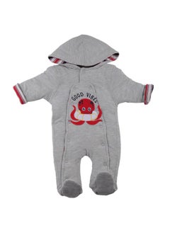 Buy Boys' lined jumpsuit with  octopus print in Egypt