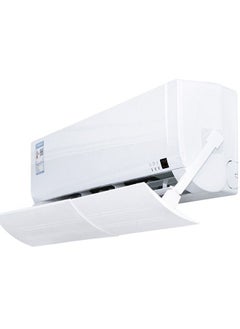 اشتري Air Conditioner Deflector with Air Holes, Foldable Adjustable Air Conditioner Deflector, Wall Mount Bracket for Wind Protection, Wind Reduction and Directional Air في السعودية