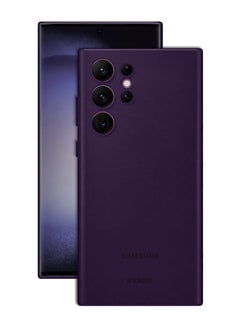 اشتري Samsung Galaxy S23 Ultra Case Air Skin Series Ultra Slim Frosted Anti Slip Back Cover All Around Full Coverage Purple في الامارات