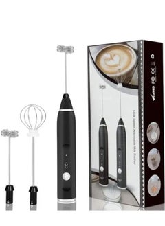 اشتري 3-Piece Electric Milk Frother And Whisk Set في الامارات