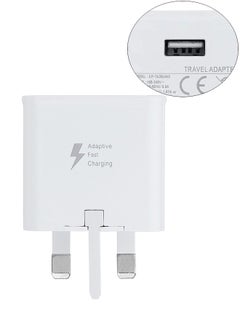 Buy Adaptive Fast Charger For Samsung Galaxy White in UAE